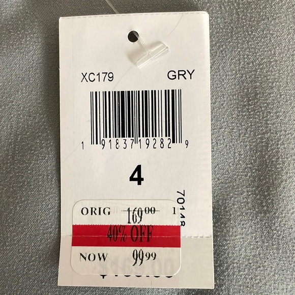 X by Xscape Women's Cowlneck Open-Back Sequined Gown Grey Size 4 - Picture 14 of 14